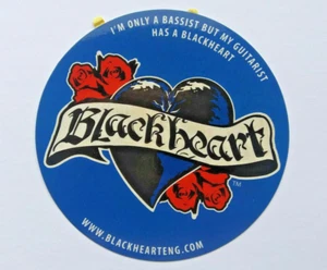 Calcomanía adhesiva amplificador Blackheart (para el bajista) coleccionable, 4 3/4 pulgadas - Imagen 1 de 1