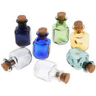  7 Pcs Jar with Lid Clear Container Small Jars Cork Drifting Bottle