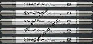 AeroTech SteelFiber i80CW R Flex Iron Shafts 6-PW .355 Taper Tip Set of 5 - Picture 1 of 3