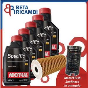 Kit Tagliando Per Nissan Qashqai 1.6 dCi J11 Renault Megane Filtro 5 Motul 5W30 - Foto 1 di 4