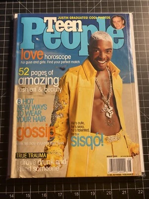 SISQO - RARE TEEN PEOPLE  AUG 2000  Justin Timberlake - SISQO - BRITNEY SPEARS + Foto 1 de 4