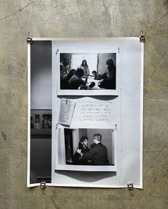 RARE - POSTER LARRY CLARK "1962-1990" Exhibition poster 770mm × 600mm From Japan - Picture 1 of 1