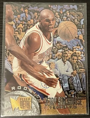 1995-96 Fleer Metal Jerry Stackhouse #179 Rookie RC - Image 1 of 2