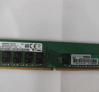For HPE 879527-091 879507-B21 16GB 2RX8 PC4-2666V Unbuffered UDIMM ECC Memory - Image 1 of 3