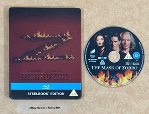 THE MASK OF ZORRO - UK EXCLUSIVE BLU RAY STEELBOOK (READ DESCRIPTION) - Picture 1 of 9