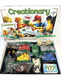 Lego Creationary Game 3844 complete with manual & box, Very Good Condition