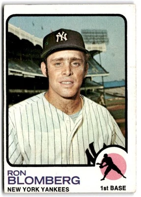 1973 Topps Rob Blomberg #462 Yankees - Image 1 of 2