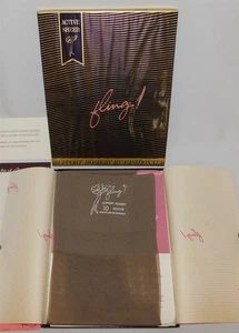 5 Vtg NOS Fling! Nylon Stockings Boxed Garter Hosiery Seamless BLONDE TAUPE 10M - Picture 1 of 6