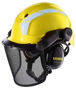 uvex pheos Forestry - Casco forestale con protezione udito e viso - con collo - Foto 1 di 7