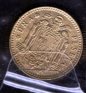 S601: Moneta Coin SPAGNA 1 Pesea 1975 - Picture 1 of 1
