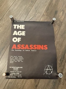 Póster vintage de la era de los asesinos póster de la anarquía - Imagen 1 de 3
