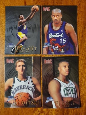 Juego de cartas Fleer Brilliants 1998-99 1-125 con RC (KOBE, DIRK, VINCE, PIERCE) Foto 1 de 4