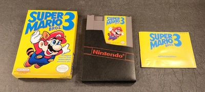 Super Mario Bros. 3 (Nintendo NES, 1990) Authentic CIB TESTED and WORKING - Image 1 of 4