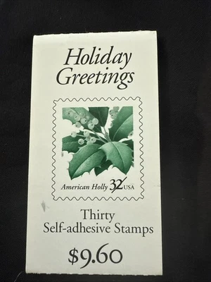 Scott #BK265: American Holly MNH Booklet of 30. - Image 1 of 3
