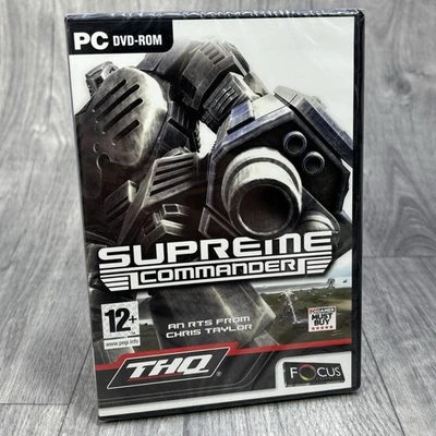 Supreme Commander - PC-DVD ROM Strategy Video Game Windows - New & Sealed - Image 1 of 4