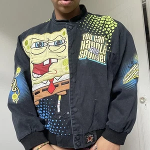 SpongeBob SquarePants Jacket Youth Large JH Design Nickelodeon Graphic Cartoon - Picture 1 of 8