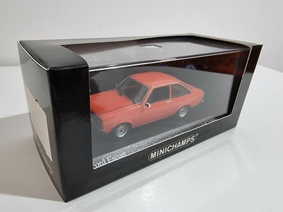 Ford Escort Mkii 1975 Spanish Red MINICHAMPS 400084100 1:43 Rosso MK2 Rosso LHD - Immagine 1 di 4