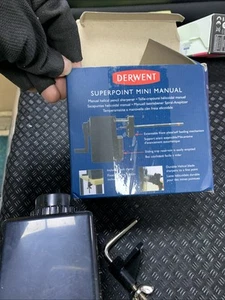 Derwent Super Point Mini Manual Desktop Pencil Sharpener with Helical Blade - Picture 1 of 5