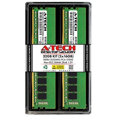 32GB 2x 16GB DDR4-2133 ASUS ROG Strix X270H Gaming Memory RAM - Image 1 of 4