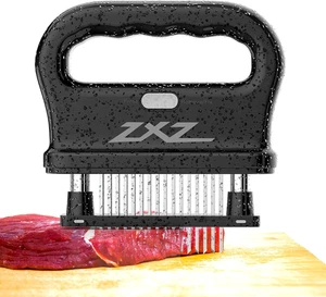 Premium Meat Tenderizer Mallet 48 Stainless Steel Blade Ideal for Marinated Meat - Picture 1 of 12