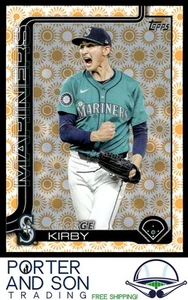 George Kirby 2025 Topps Holiday Sun #468 Seattle Mariners Baseball Card - Picture 1 of 2