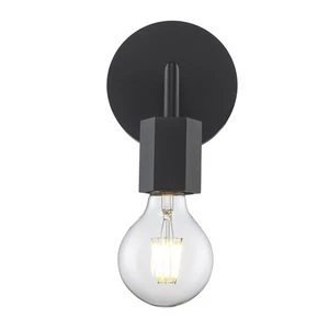 Trans Globe Lighting 22231 Placerville 7" Tall Wall Sconce - Black - Picture 1 of 12