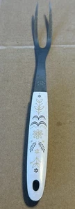 Vintage Kitchen Utensils Flint Arrowhead Stainless Harvest Wheat serving Fork - Picture 1 of 11