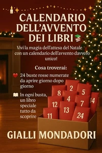 🎄 Calendario dell’Avvento dei Libri 📚 24 Buste Rosse con Romanzi Gialli usati - Imagen 1 de 1