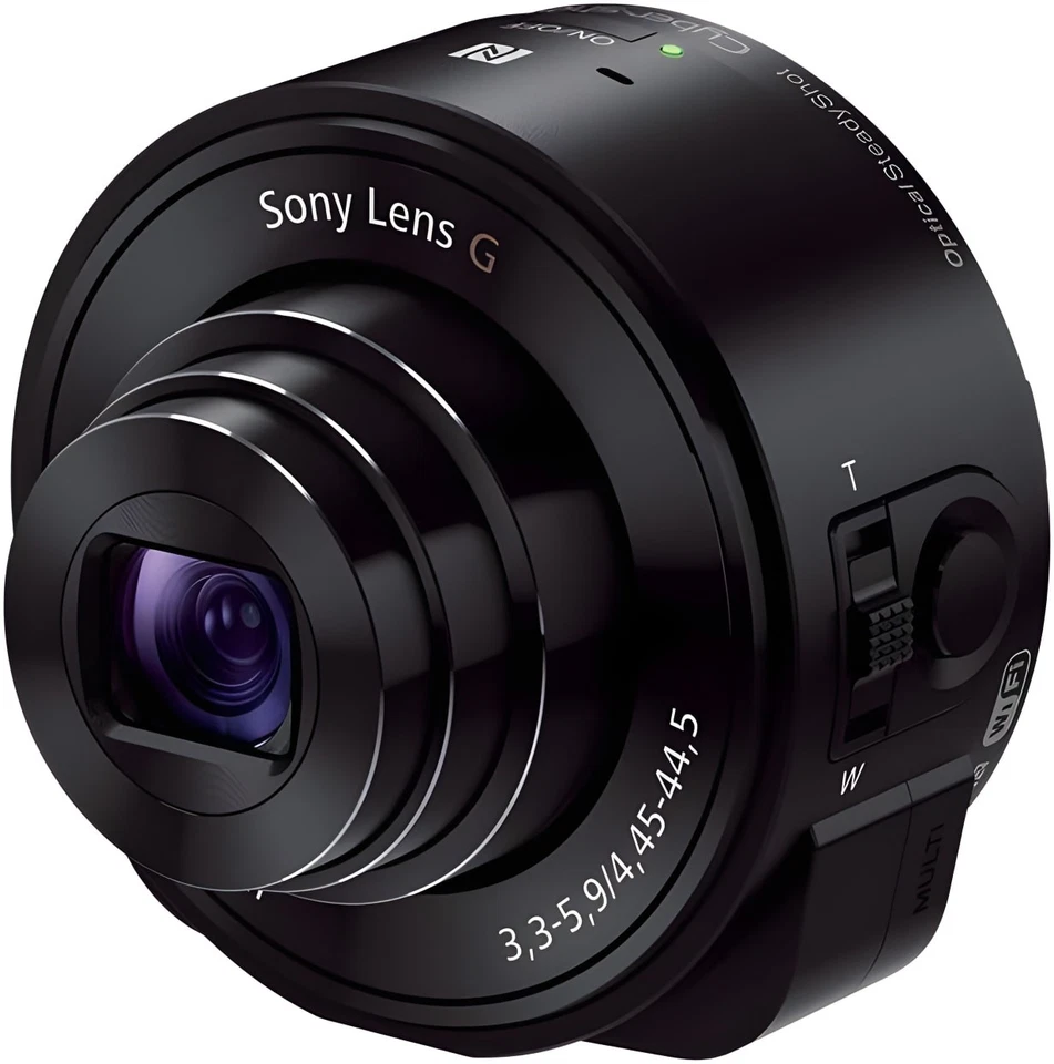 Sony Digital Camera Cyber-shot Lens Style Camera QX10 Black DSC-QX10/B - Image 1 of 1