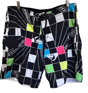 Pantalones cortos de natación Quiksilver Tunnel Vision para hombre talla pequeña 36” cintura - Imagen 1 de 6