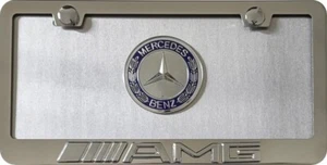 Mercedes AMG 3d matrícula, marco, lente - Imagen 1 de 2
