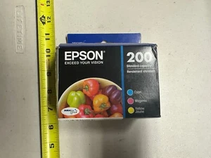 Epson 200 Color Ink Cartridges Exp 2026 New Sealed Not Expired Genuine Ink - Picture 1 of 3