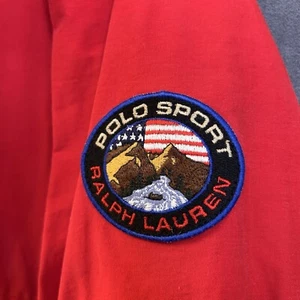 VTG 90s POLO SPORT Ralph Lauren Mountain Expedition Patch Colorblock Jacket XL - Picture 1 of 24
