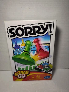 Sorry! Grab & Go Play In A Portable Way Hasbro Travel Size Ages 6+ 2-4 Players - Picture 1 of 6