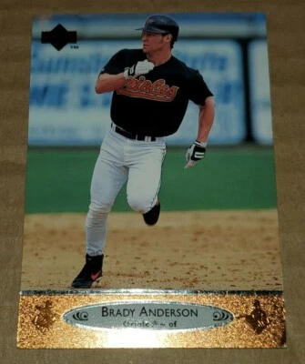 1996 Upper Deck Baltimore Orioles Baseball Card #278 Brady Anderson - Image 1 of 2