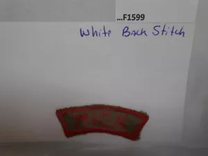 MICH. KHAKI & ROT WEISS RÜCKENSTICH F1599 - Bild 1 von 1