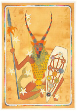 CAPRICORN An Egyptian Zodiac Horoscope Sign 1992 by KANTARO 6 X 4 POSTCARD 5939c