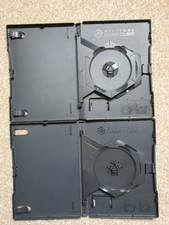 2 x Official Nintendo GameCube Replacement Game Cases / Boxes - Double Disc