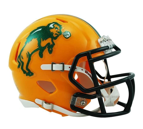 North Dakota State Bison Riddell Speed Mini Football Helmet Cover