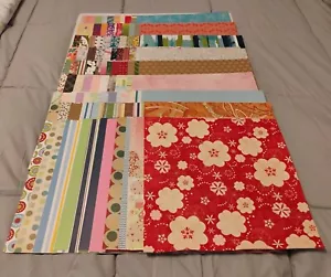 100 Sheets Two Sided 12"x12" Assorted Paper Scrapbook/Card Makin (FREE SHIPPING) - Picture 1 of 1