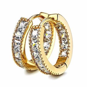 Aretes Gold Fashion Earrings for sale | eBay
