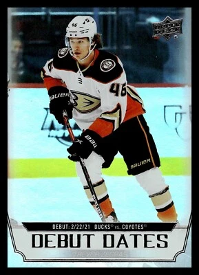 2022-23 Upper Deck Series 1 - Debut Dates #DD-13 Trevor Zegras - Image 1 of 2