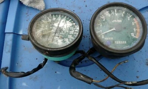 1976 Yamaha XS750 Triple DOHC   Speedometer and Tachometer and Dashboard - Picture 1 of 8