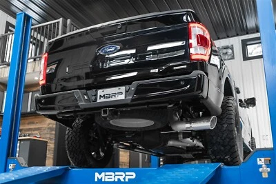 Выхлопная труба катализатора MBRP 4 дюйма Armor Lite для 2021-2025 Ford F150 2,7 л 3,5 л и 5,0 л - Изображение 1 из 4