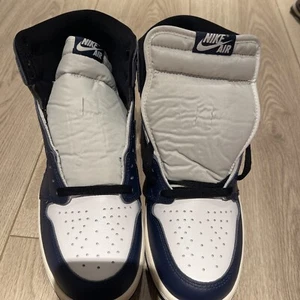 Size 10.5 - Air Jordan 1 1985 High OG - Navy Blue / White - Picture 1 of 10