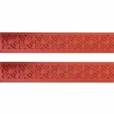Set 2 Strisce silicone Maiolica per decori in Rilievo su crostate Foralco
