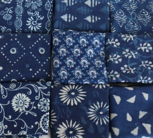 Vintage Boho Quilt Fabric Scrap Bundle 100% Cotton Fabric for Quilting Patchwork - Picture 1 of 9