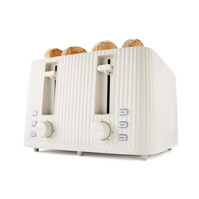 4 Slice Toaster Linear Off White Wide Slots & Browning Control AU Stock - image 1 of 4