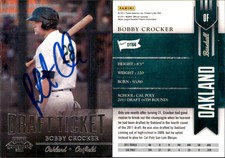 Chris O'Brien Signed 2011 Pizza Hut Wichita State Shockers #10 Card