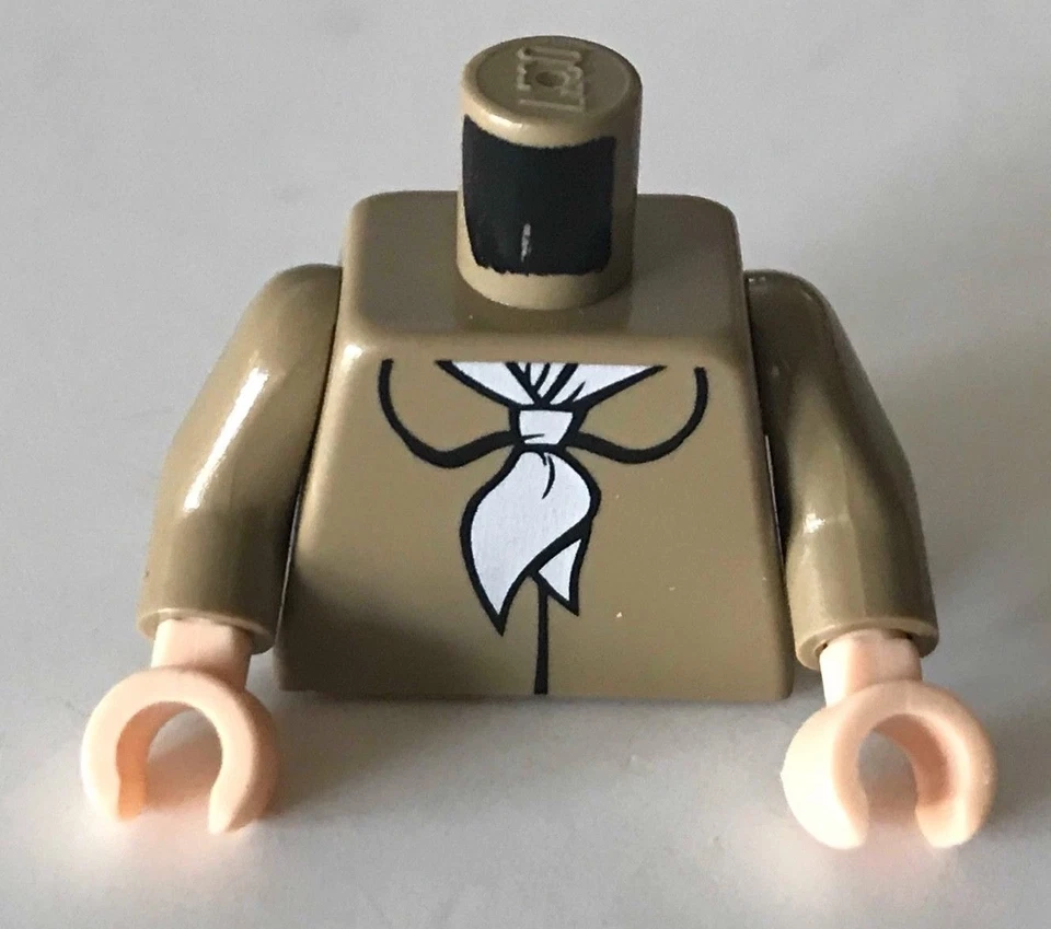 *NUEVO* 2 Piezas Lego Minifigura TÍA MAY Torso TOSTADO OSCURO Blusa Patrón Foto 1 de 1